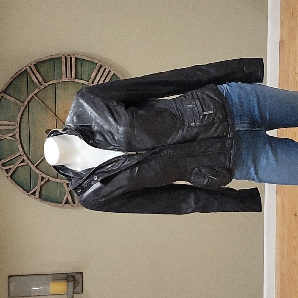 Vince Leather Moto Jacket